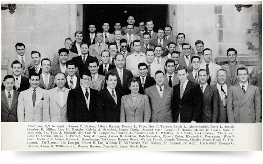 From University of Oklahoma College of Law Yearbook, Graduating Class of 1952 From University of Oklahoma College of Law Yearbook, Graduating Class of 1952