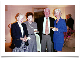 L to R: Nancy Butler, Suzanne & Ed Ward, Roz Levenson