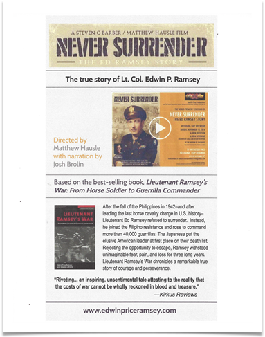 Ads for the Documentary and Book Appearing in American Library Association Media Ads for the Documentary and Book Appearing in American Library Association Media