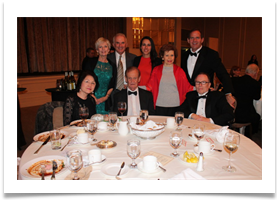 Seated: Sue & Dick Greenblatt and Doug Ramsey.  Standing: Steve & Pat Ancowitz, Emily Ramsey, Raqui and Robert Plunkett