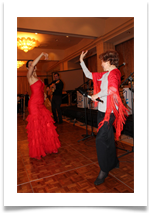 Flamenco dancer, Arleen Hurtada, Spanish guitarist, Benjamin Woods and Raqui