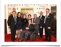 Producers Steven Barbara and Tamara Henry with Raqui's Family and Doug Ramsey at the Red Carpet