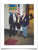 Ed and Raqui with General Smith