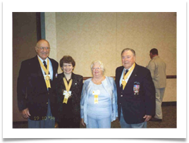 Ed and Raqui with General & Mrs. Bolte