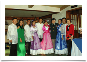 Filipino dance troupe that performed on Ed's Birthday