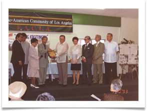 Filipino-American Community Los Angeles Award - 1992