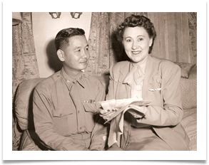 Mother with Col. Batista in Wichita