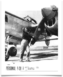 Nadine on LIFE Magazine Cover - Personal P-38