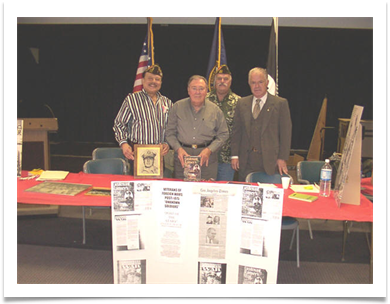 VFW Post 875 Cmdr Eugene Orias & Vice-Cmdr Leon Kwalwasser