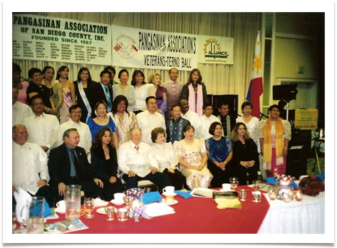 Ed Ramsey, Guest of Honor with Officers of the Association