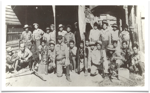 Lt. Ramsey's HQ security with Capt. Jimmy Carrington in command